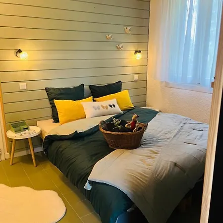 Apartmán La Unique - Le Jardin Sur Les Pyrenees- Vue Panoramique Montagne -jardin Cloture Prive De 100m2-parking-linge De Lit Et Serviettes Compris- Bielle