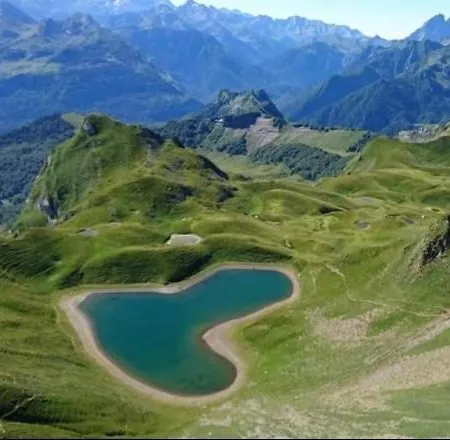 La Unique - Le Jardin Sur Les Pyrenees- Vue Panoramique Montagne -jardin Cloture Prive De 100m2-parking-linge De Lit Et Serviettes Compris- Appartement Bielle